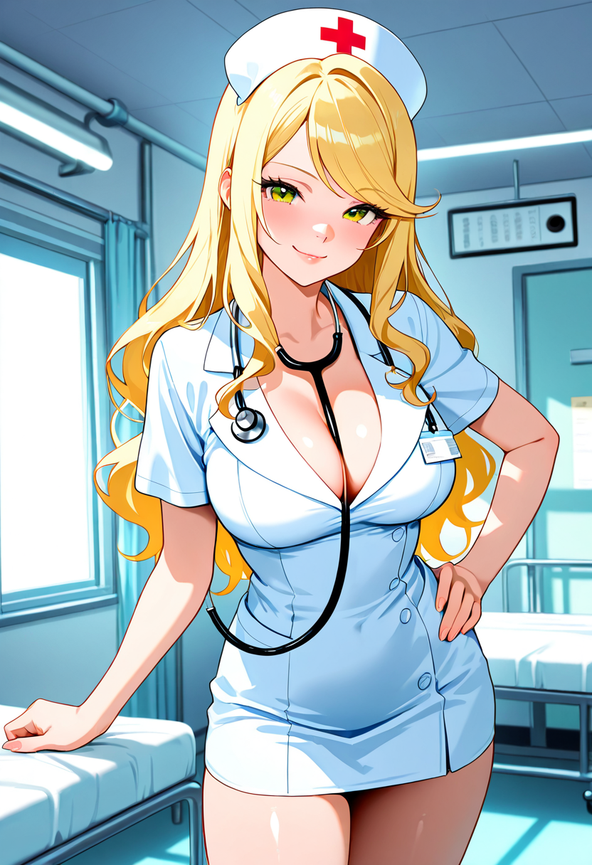 ナース服・病室